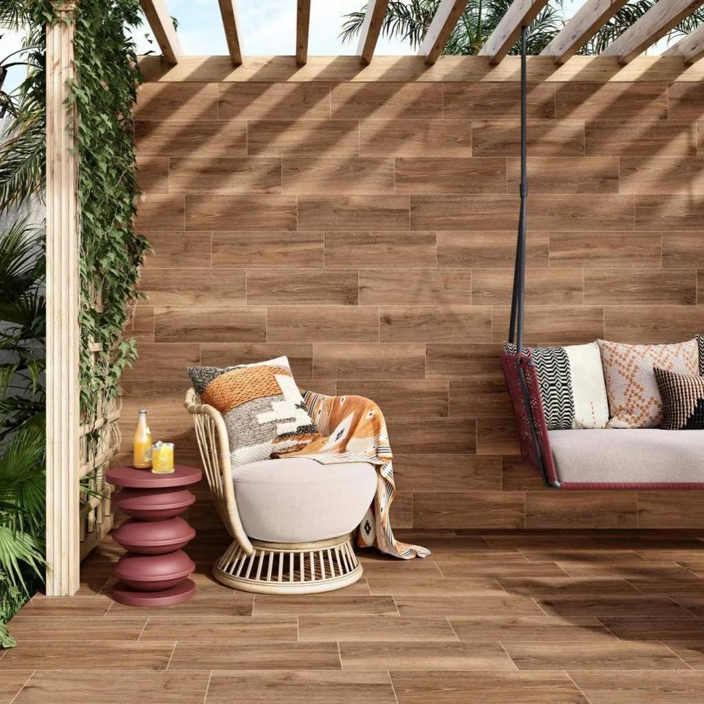 Imagen de Duela Imitación Madera Sandoval Avellana 18x55 1